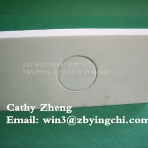 95% Al2O3 Construction Alumina Ceramic Tile for Concrete Pan Mixers thumbnail-4