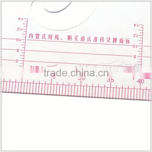Kearing Luxury Plastic Rulers With Sandwich Line Scale Rulers 1/4,1/5 #8545 thumbnail-4