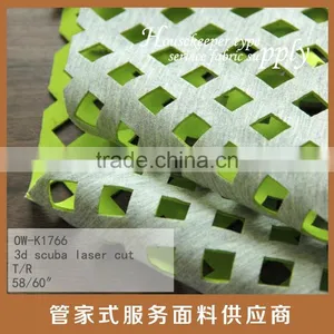 POLY AND RAYON 3D SCUBA LASER CUT FABRIC thumbnail-3
