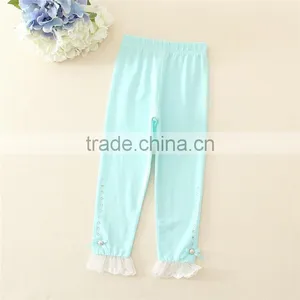Good Material 100% Cotton Girls Dress Leggings Colorful Children Trousers Kid Casual Pants for Selling thumbnail-1