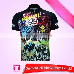 Professional OEM 2016 China Custom Cycling Jersey With Sublimation From China Manufacturer thumbnail-4