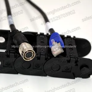 Industrial Grade RJ45 8 Position To Hirose 6 Pole 12pole Signal Cable for Sorting Machine thumbnail-1