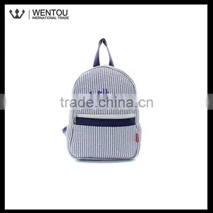 New Fashion Personalized Striped Seersucker Bag thumbnail-4