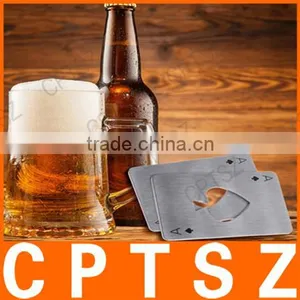 Spade A Shape Poker Card Bottle Opener for Promotional Gift thumbnail-5