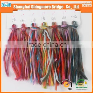 Yarn Supplier Cheap Wholesale High Quality Top Dyed 100 Acrylic 2 Ply Roving Yarn for Hand Knitting thumbnail-4