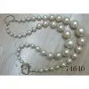 Sell Long Beaded Necklace Pearlized thumbnail-1