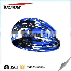 High Quality No-slip Sport Headband With Silicone Strip thumbnail-1