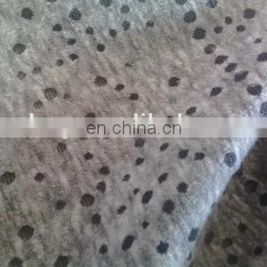 Winfar Textile 60 % Cotton 40 % Polyester Knit CVC Snow Print Burnout Fabric thumbnail-6
