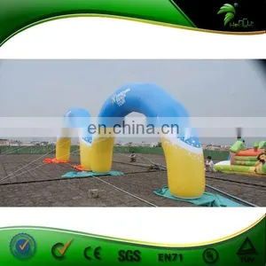 Sports Racing Inflatable Line Arch , With Logo Inflatable Star Line Arch For Sale thumbnail-2