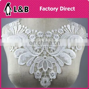 Fashion Polyester Chemical Lace Embroidery White Neck Lace Collar thumbnail-1