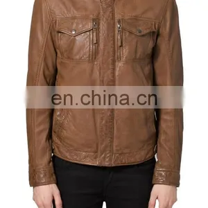 Soft Smooth Lamb Skin Leather Jackets thumbnail-1