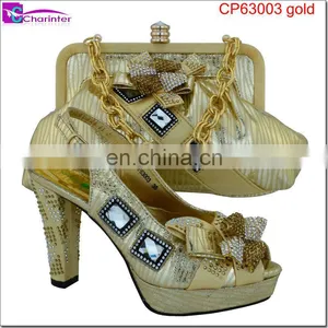 Italian Shoes and Bags to Match Women Ladies Shoes Wholesale African Shoes and Bag thumbnail-4