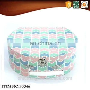 Decorative Wedding Cardboard Suitcase Gift Box Wholesales With Handle thumbnail-1