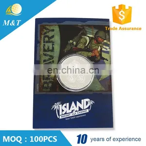 Factory Direct Sale Metal Custom Made Military Silver Coins thumbnail-4