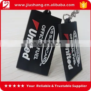 Rectangle Oem Double-sided 3d Soft Pvc Keychain Gift thumbnail-1