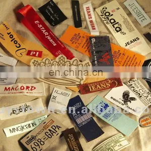 Custom Garment Woven Printed Leather Patch Label Hang Tag thumbnail-6
