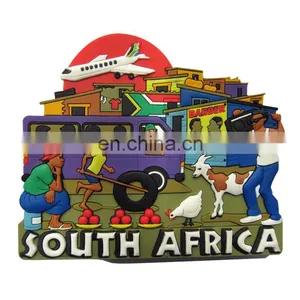 Rubber Souvenir South Africa Cities Fridge Magnet thumbnail-1