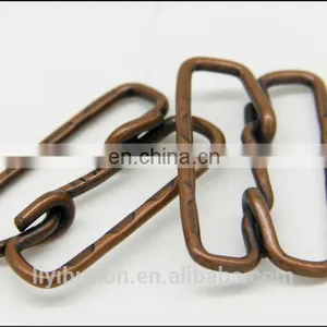 Customized Zinc Alloy Metal Belt Buckle for Decoration, Light Black Nickel Garment Buckle thumbnail-4
