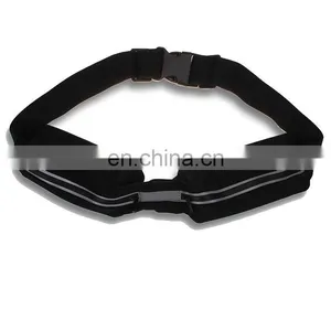 Watertproof Lycra Two Pockets Running Belt Waist Pack thumbnail-1