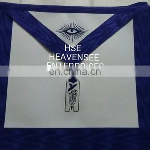 MASONIC REGALIA JUNIOR WARDEN APRON BLUE HOUSE OFFICER'S thumbnail-1