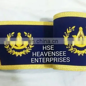 MASONIC REGALIA GRAND LODGE PAST MASTER CUFF'S BLUE thumbnail-1