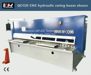 QC12K CNC Hydraulic Swing Beam Shears thumbnail-1