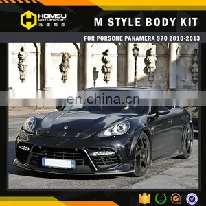 Best Selling Top Car Panamera 2010-2013 970 FRP+CF Material Front Rear Bumper Auto Parts Accesorry for MS Style Body Kits thumbnail-1
