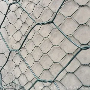 Low Price Hot Dipped Galvanized 8x10cm Heavy Hexagonal Gabion Wire Mesh for Retaining Walls thumbnail-1