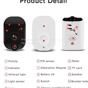REHENT Full HD IP65 Certified Two Way Audio Arlo Wireless Battery Powered WiFi Camera 1080P thumbnail-3