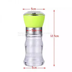 Salt Pepper Mill Handy Salt Pepper Mill Grinder Manual Seasoning Grinders Kitchen Tools Moedor de Pimenta Cookware Gadget thumbnail-1