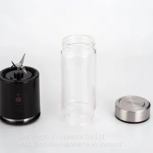 350ml 100W SUS304 4000mAh USB Charging Electrical Blender Porable Slow Juicer Glass Juicer Cup thumbnail-3