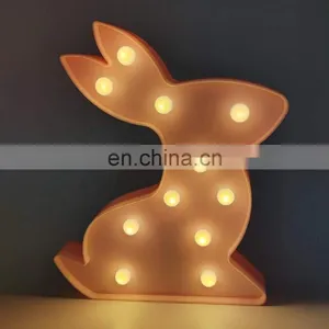 Easter Rabbit Marquee LED Light For Home Decoration thumbnail-1