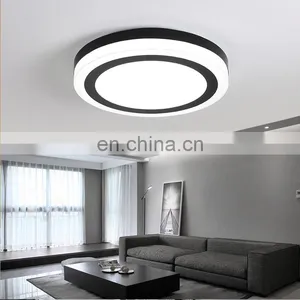 Creative Round Atmosphere LED Ceiling Light Modern Simple Living Room Lamps for Bedroom Study Room thumbnail-1