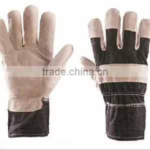 Cow Split Leather Gloves/welding Leather Gloves/ Full Palm Leather Gloves thumbnail-1