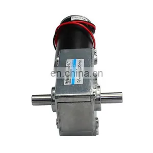 ChiHai Motor CHW-GW4058-31ZY 8mm Shaft DC Worm Gear Motor With Dual Shaft 12V 24V Self Locking thumbnail-3