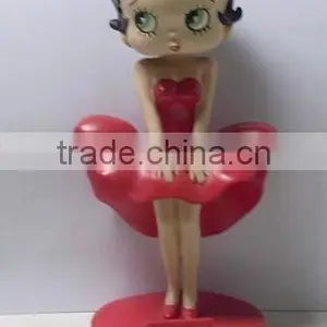 Customized Resin Crafts Statues Betty Boop Figurines thumbnail-3