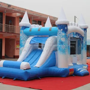 Frozen Ice Princess Bouncy Slide for Children thumbnail-1