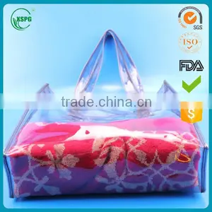 2016 Fashion Design PVC Waterproof Beach Bag With PP Handle Made in China and Best Price thumbnail-3