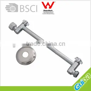 Adjustable-height Polished Chrome Polished Rainshower Shower Arm thumbnail-1