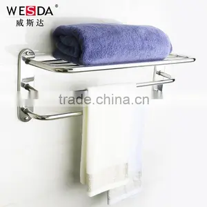 Stainless Steel Bath Towel Rack Free Standing Towel Racks 8634 thumbnail-2