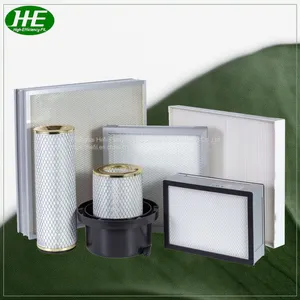 China Manufacturer Air Conditioner HVAC Panel Filter Metal Frame Mini Pleated H13 H14 thumbnail-3