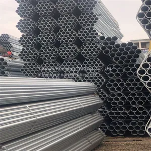 Yunnan Galvanized Steel Pipe Wholesale Q235 Hot Dip Galvanized Steel Pipe Greenhouse Vegetable Steel Pipe Specifications Are Complete thumbnail-2
