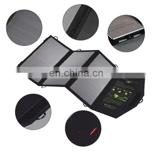 Outdoor Waterproof Folding Solar Panel 21W USB Portable Foldable Solar Panel For Camping thumbnail-5