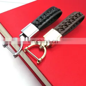 Personalized Wholesale Custom Plain Sublimation Luxury Faux Cowhide Premium Heart Car Strap PU Leather Keychain With Logo thumbnail-5