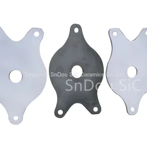 NSiC Plates by 1450C Nitride Bonded SiC Ceramic Kiln Furniture thumbnail-3