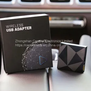 NEW Wireless Apple CarPlay AI Box Universal Car Android 9.0 System Multimedia Player Box Plug and Play thumbnail-2