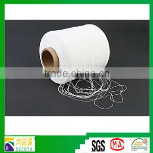 Eco-friendly White Spandex Elastic Thread Used Sports Socks thumbnail-1