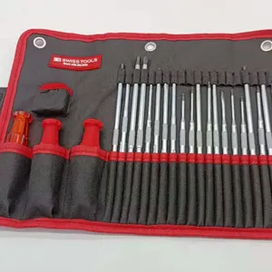 Household Hand Tools Screwdriver Pliers Set Kit Roll Bag thumbnail-1