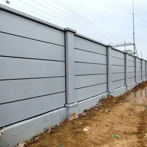 New - Type Prefabricated Cement Fence Panel Equipment With Advanced Technology, Sturdy and Anti - Corrosion Solid Blocks, Corrosion - Resistant, Directly From the Manufacturer thumbnail-4