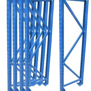 Heavy Duty Steel Pallet Display Metal Warehouse Storage Rack Upright 70*90*2.3mm thumbnail-2